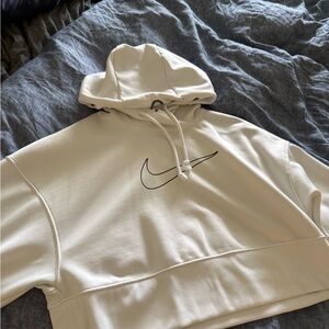 Nike White Dri-FIT Hoodie